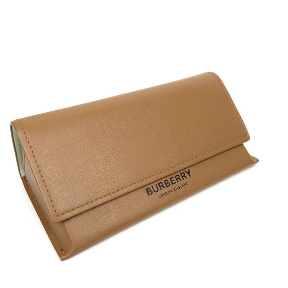 Burberry Camel Brown Sunglass Case Magnetic Closure - Picture 8 of 16